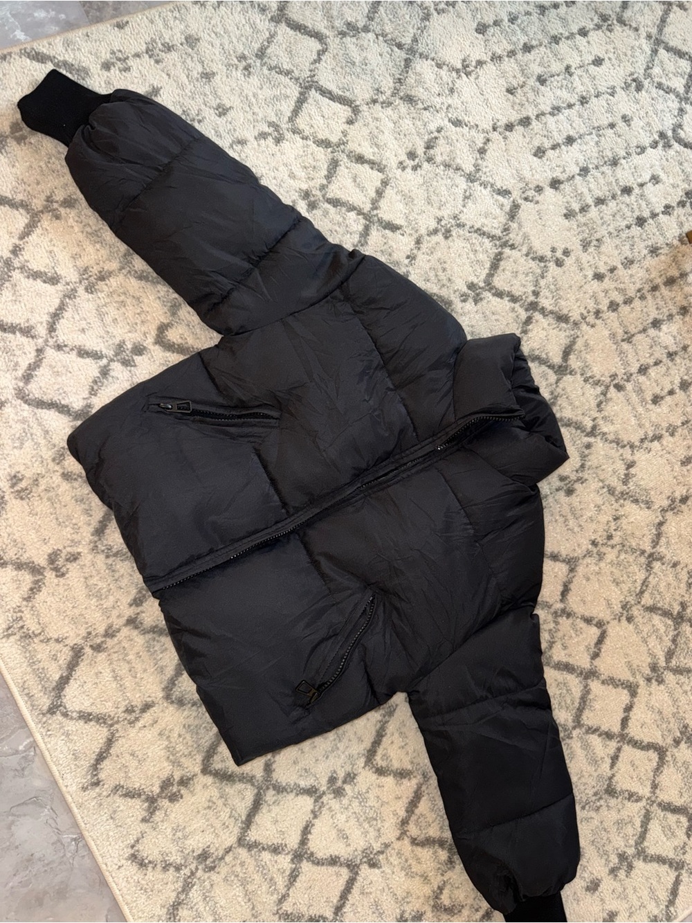 Source Unknown Black Puffer Jacket